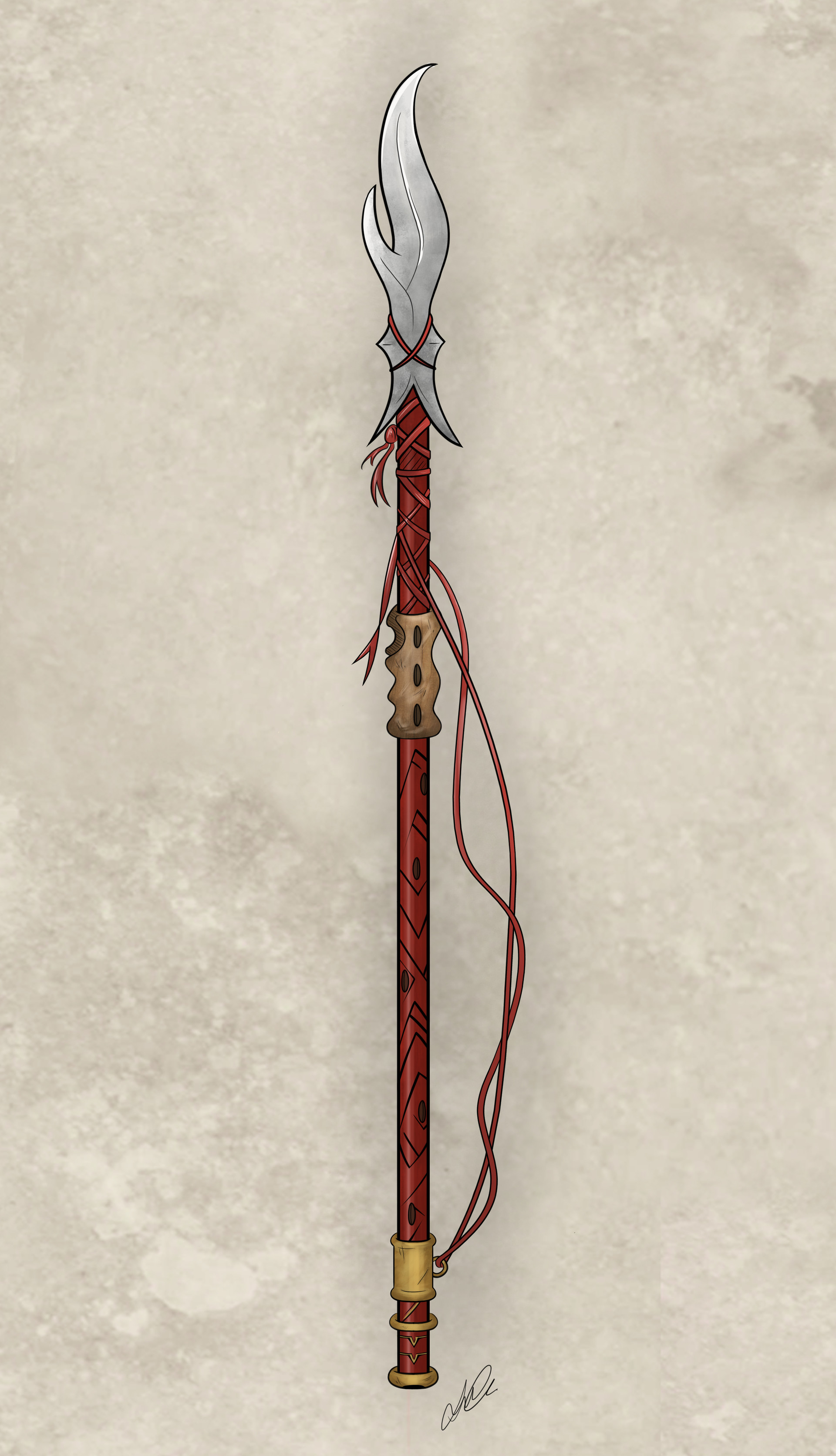 ArtStation - D&D Spear, Sudawan Corness