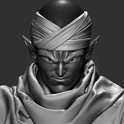 Daniel Bel - Piccolo Realistic Version for 3D Print, 1/4 Scale Statue