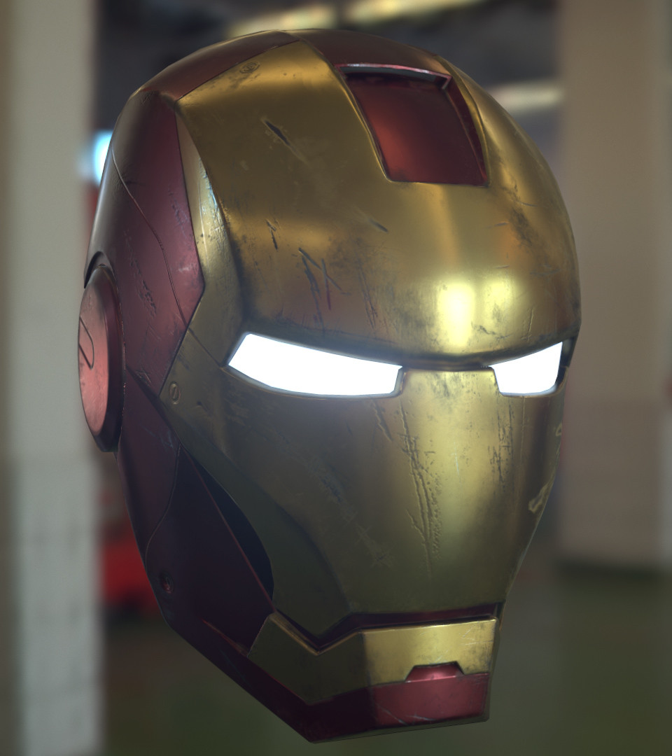 ArtStation - Iron Man helmet