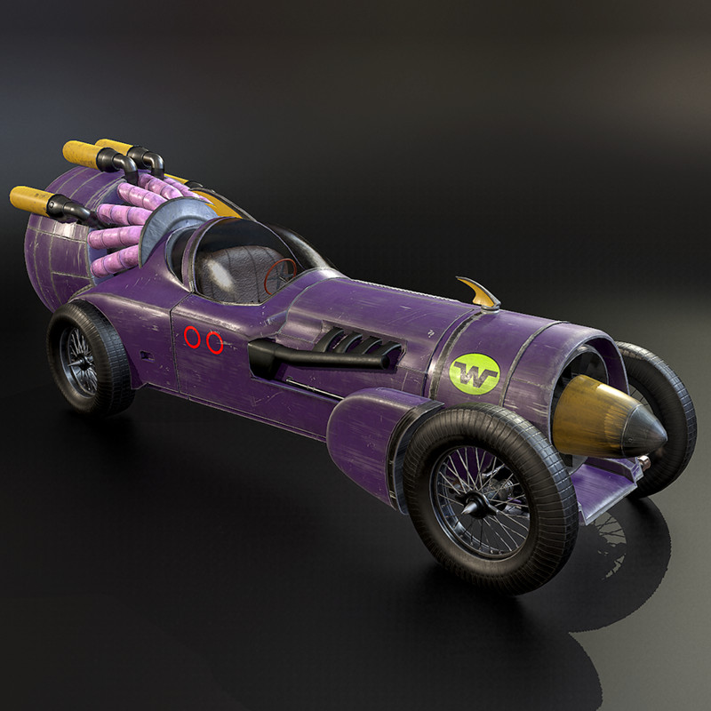 "Mean Machine" - Wacky Races Redesign