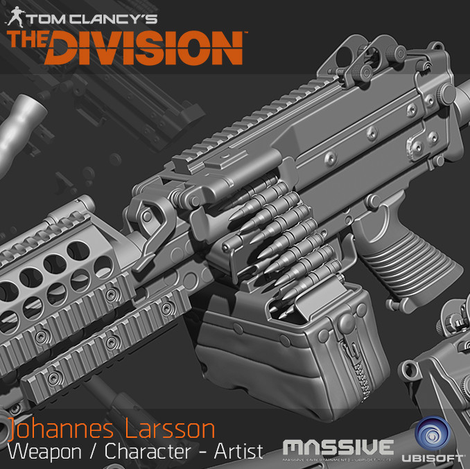 ArtStation - The Division - M249