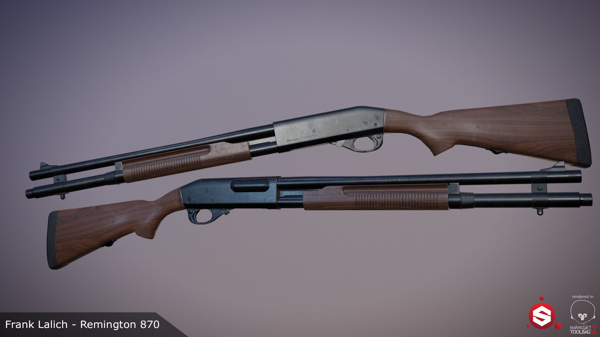 ArtStation - Remington 870 Shotgun