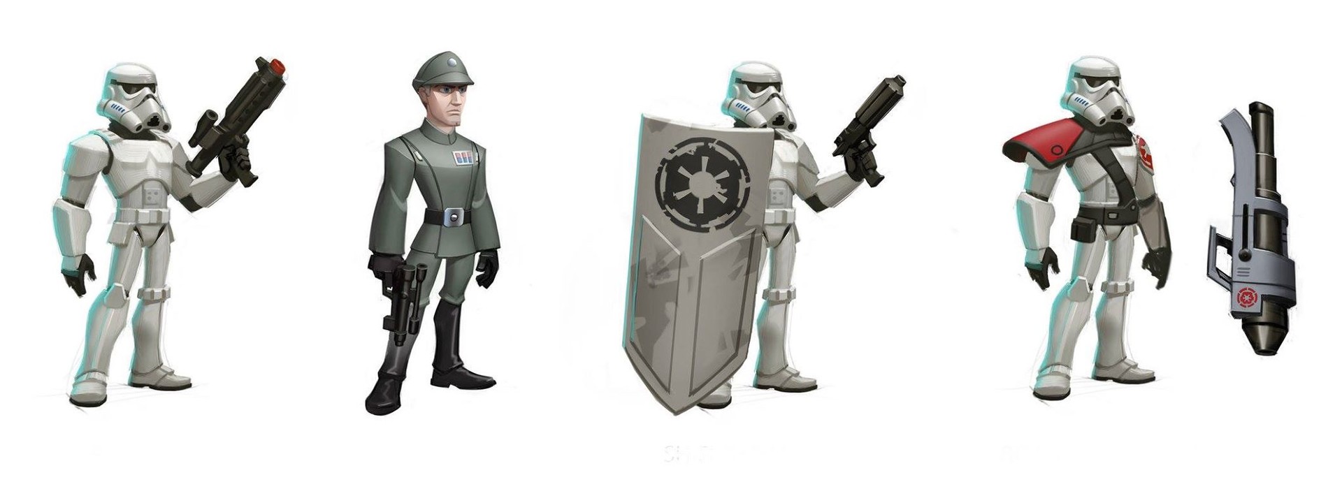 ArtStation Stormtrooper Enemy designs for Disney Infinity 3.0 Empire