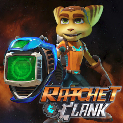 3D file PS4 RATCHET AND CLANK STAND 🎮・3D print design to