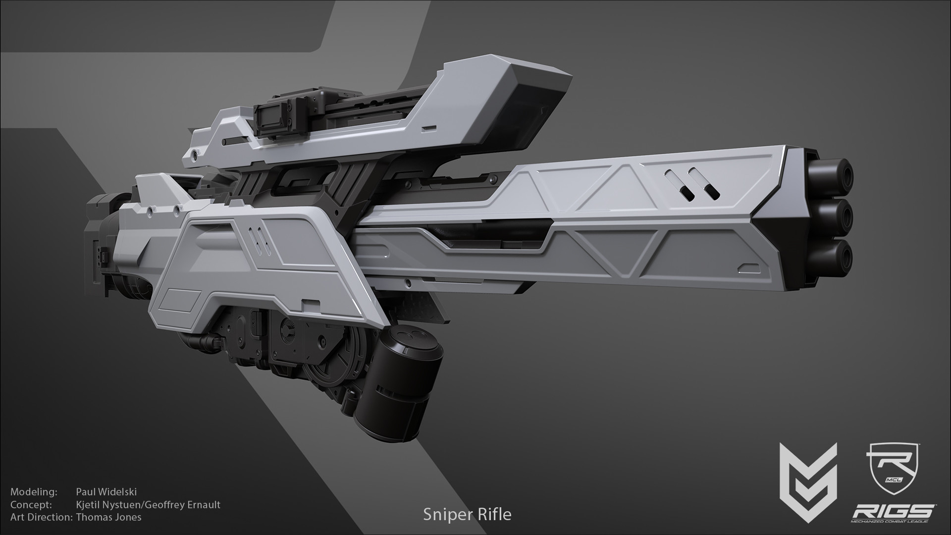 ArtStation - RIGS - Sniper Rifle