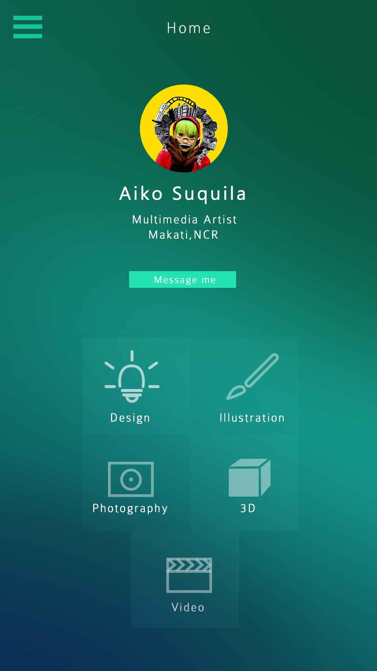 ArtStation Portfolio App Design