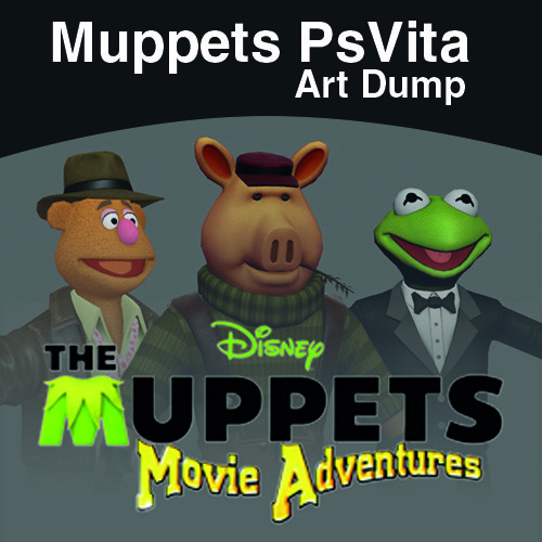 Germán Zamorano Art Dump "The Muppets Movie Adventures" PSVita