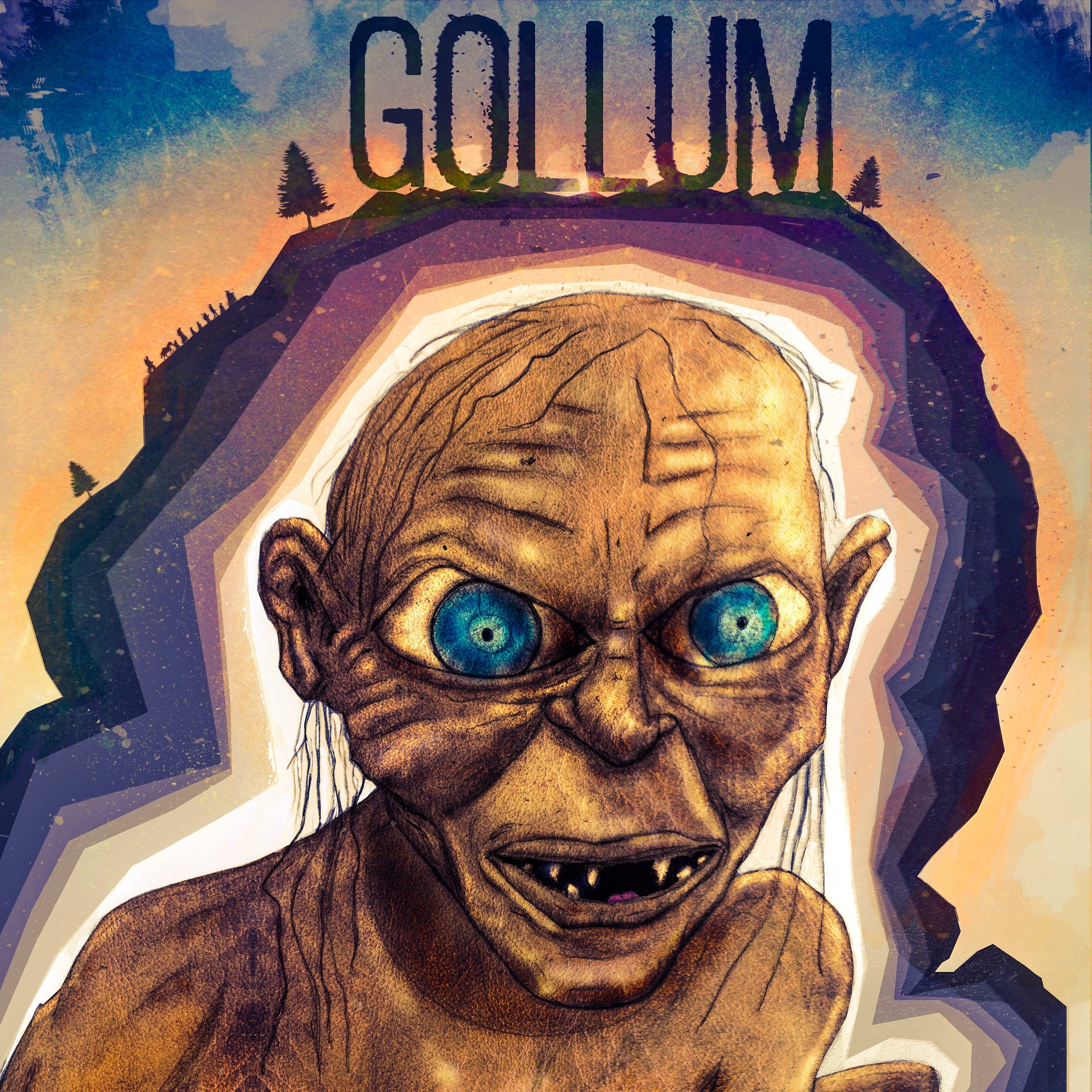 ArtStation - The Torment of Gollum