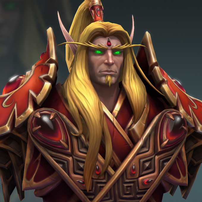 ArtStation - Blood Elf Paladin Bust