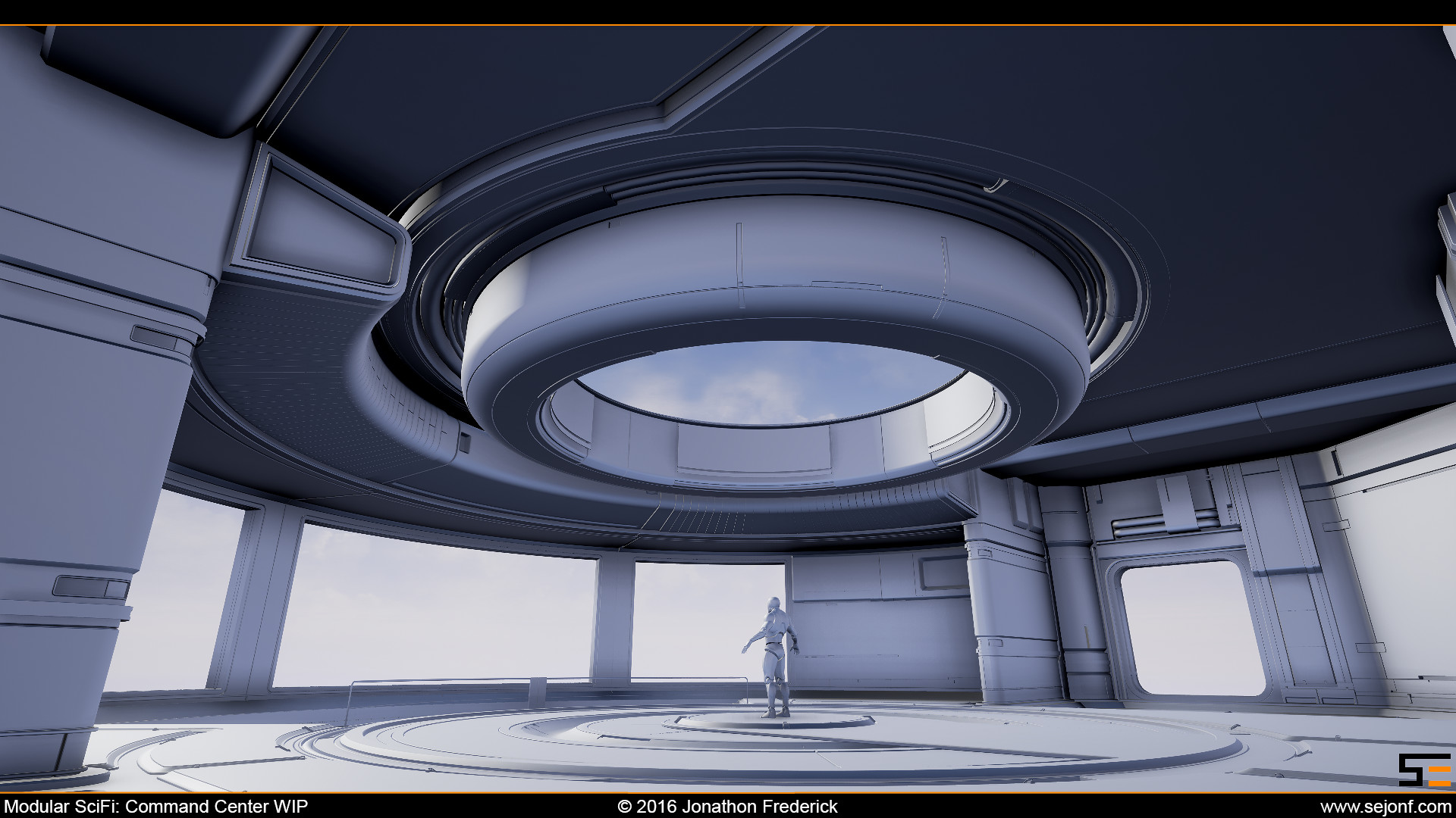 ArtStation - Modular SciFi: Command Center WIP