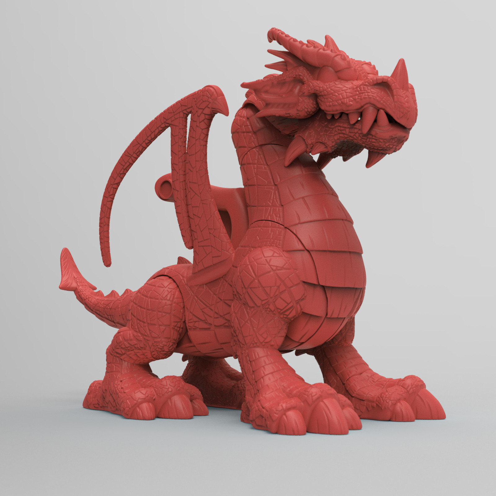 imaginext red dragon