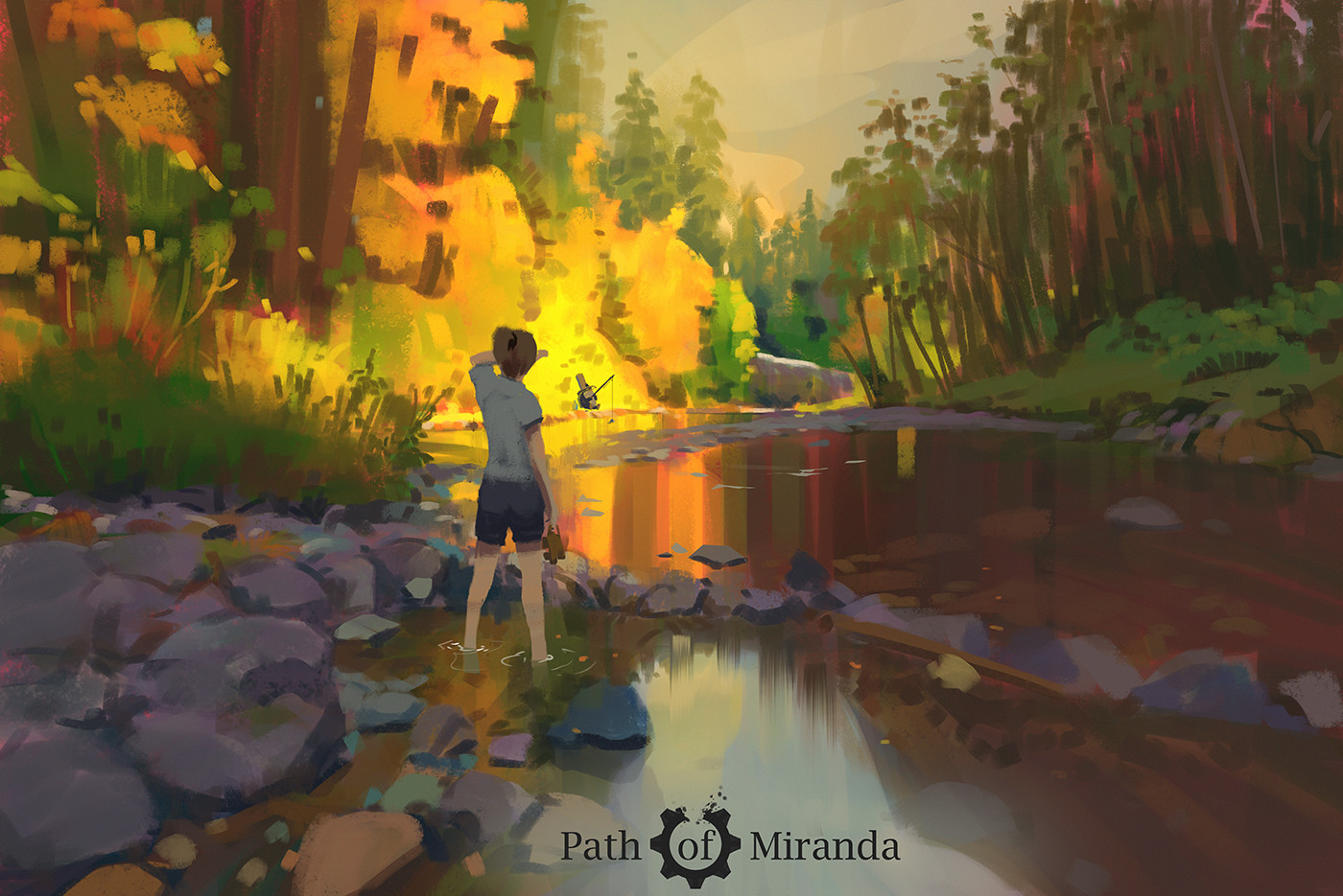 7 path. Atey Ghailan Art. Игровой пейзаж с девушкой арт. Художник Atey ghailansnatti. Atey Ghailan famous Paintings.