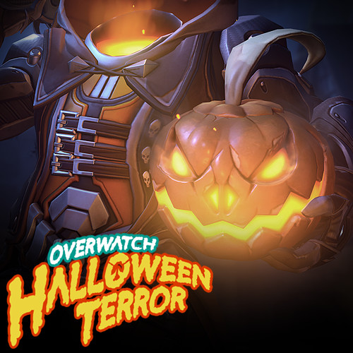 ArtStation Overwatch Halloween skins and props