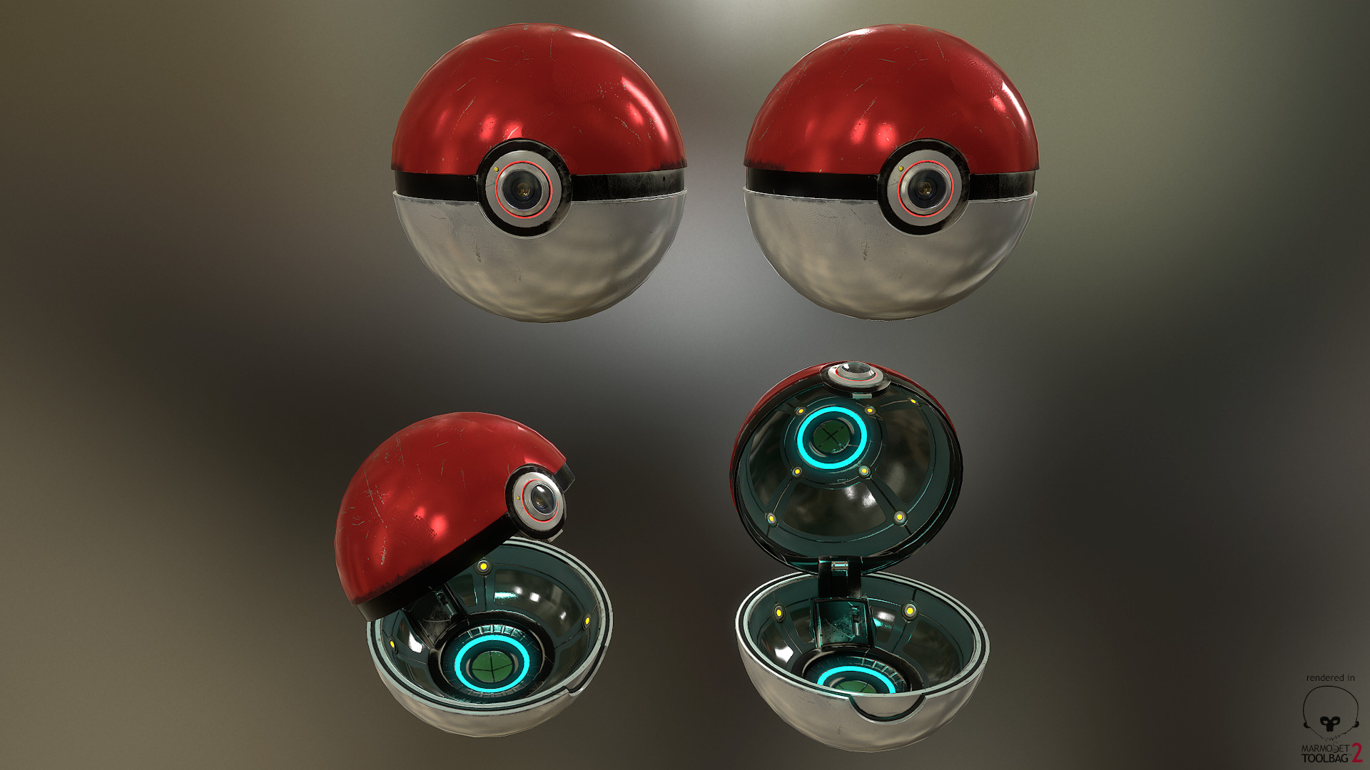 ArtStation - Pokeball