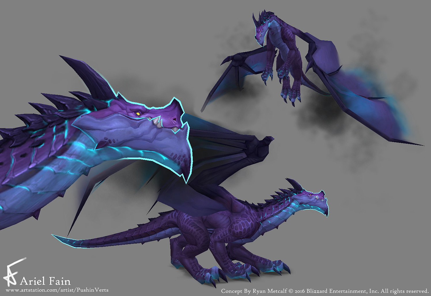 ArtStation - Legion - Storm Dragon