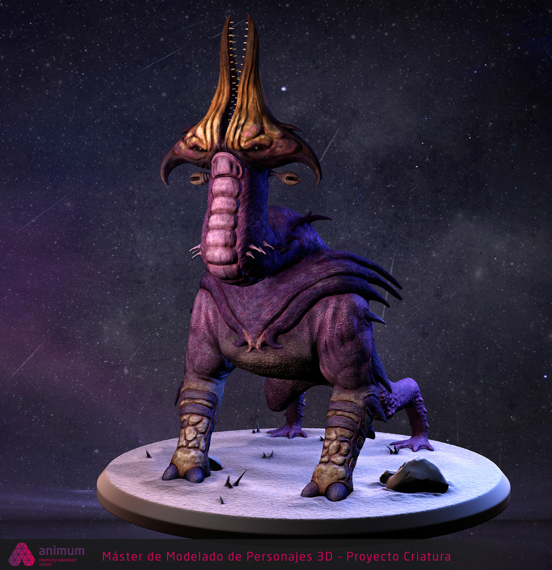 ArtStation - Creature Modeling & Texturing Study