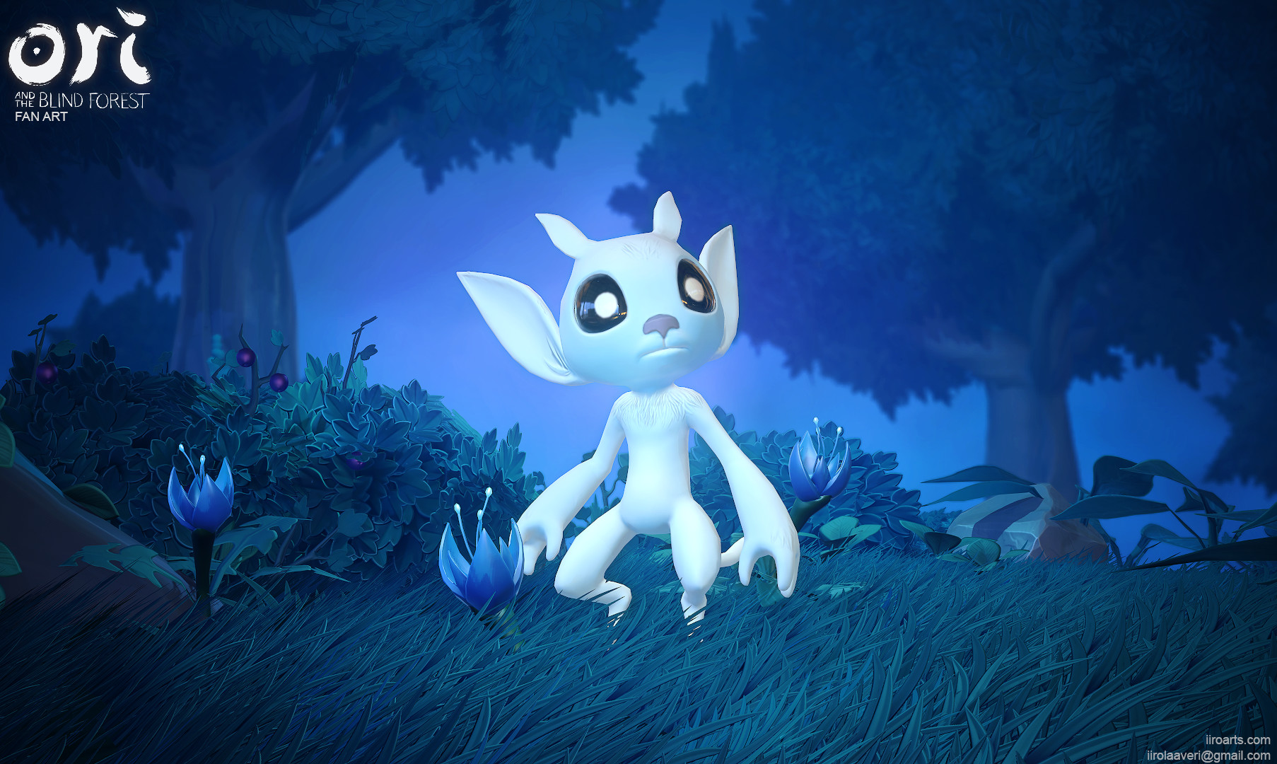 Ori And The Blind Forest Fan art.