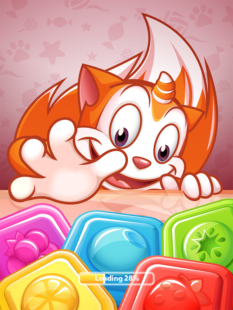 ArtStation Candy Dash 2d graphics design