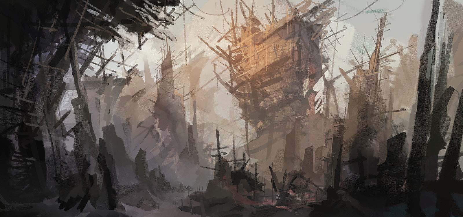 Locations arts. Концепт=арт приют. Dark Souls Concept Art locations. Портфолио с концепт-артами локаций. Концепт арт размытого пожара.