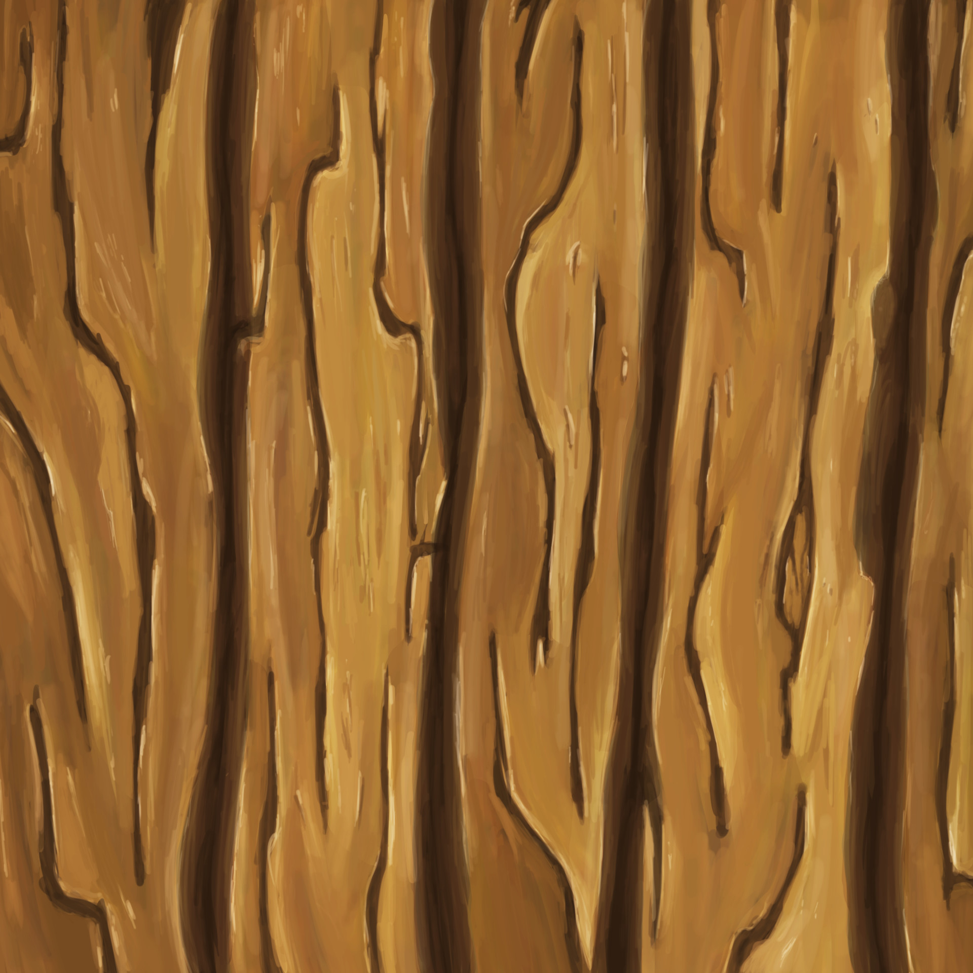 Tree Wood Texture Painting
