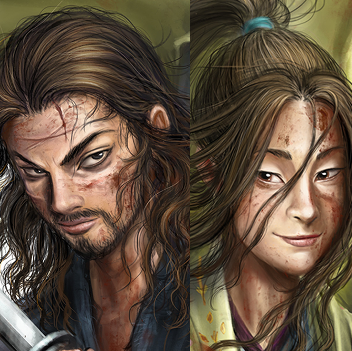 ArtStation - Miyamoto Musashi e Sasaki Kojiro