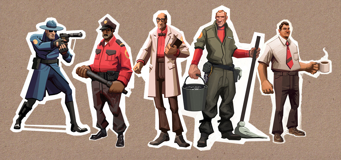 Artstation Tf2 Based Characters