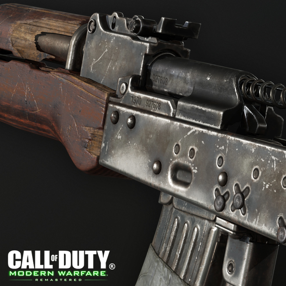 ArtStation Modern Warfare Remastered AK47 Battle Worn
