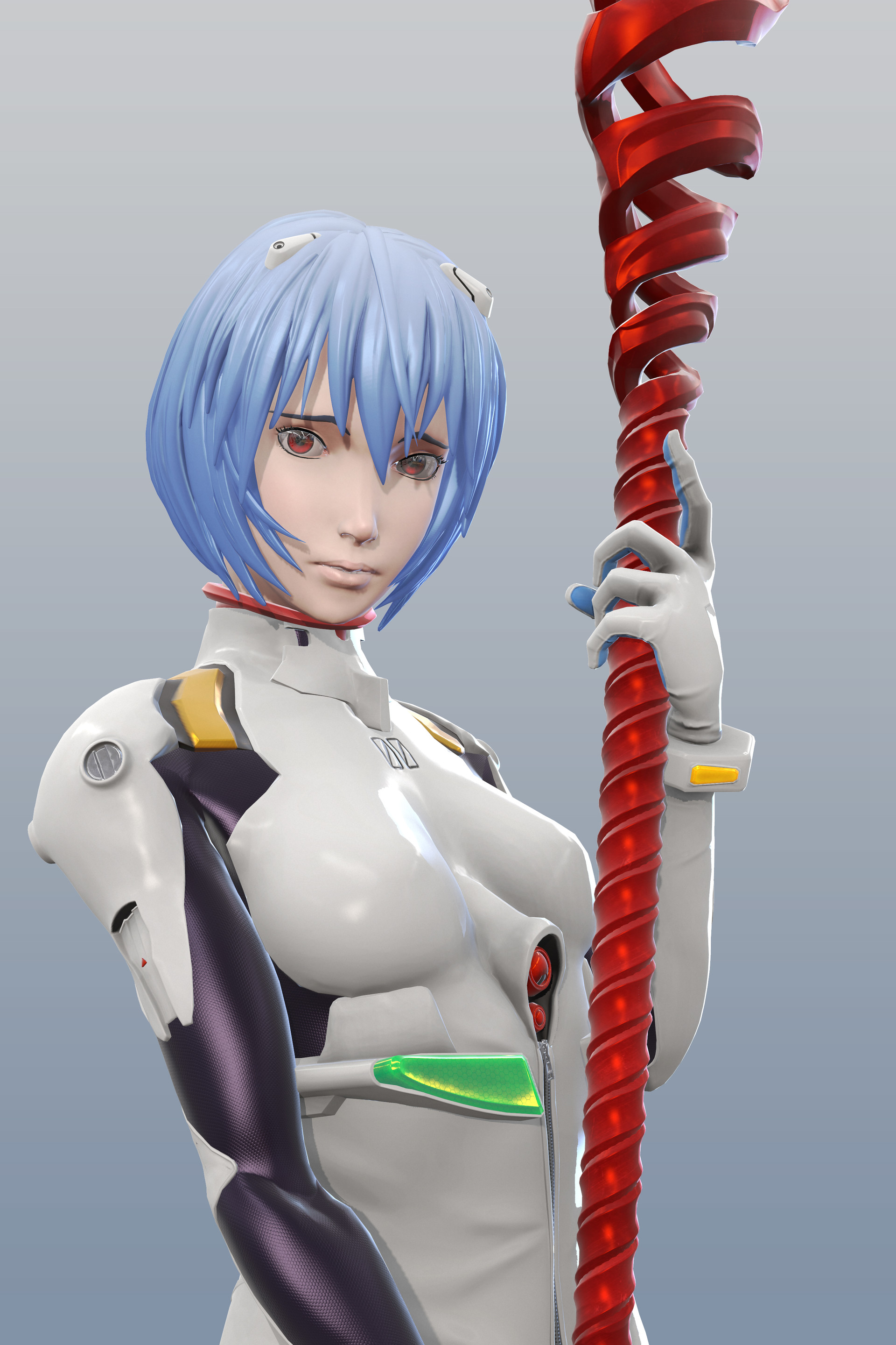 ArtStation Evangelion Rei Ayanami (Plugsuit)