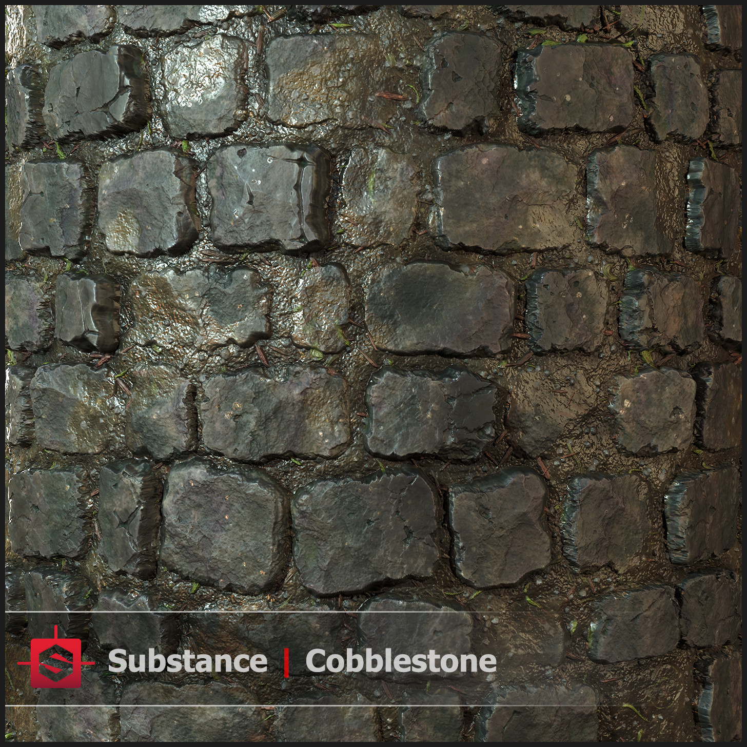 ArtStation - Substance Designer | Procedural Cobblestone