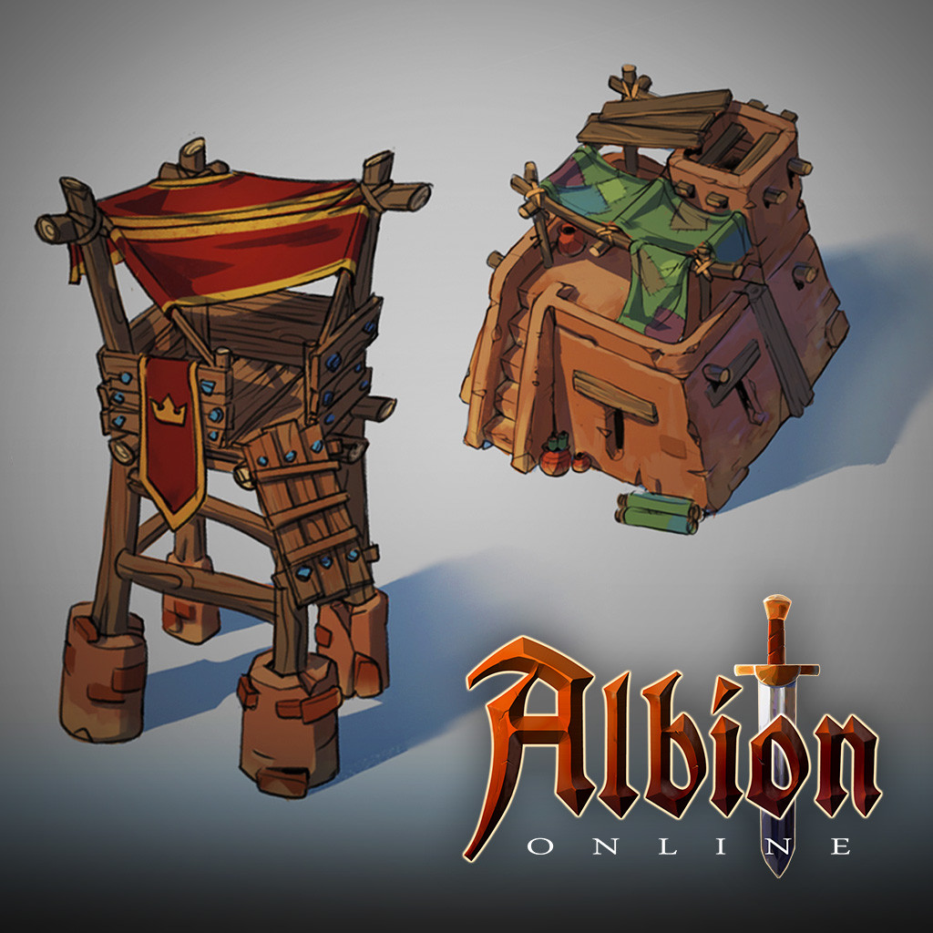 ArtStation - Albion Online : Steppe 2d concepts