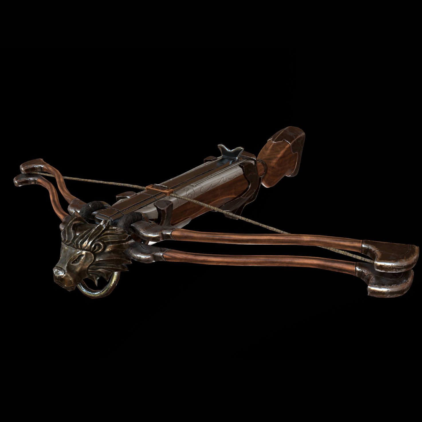 Stylised Lionhead Crossbow