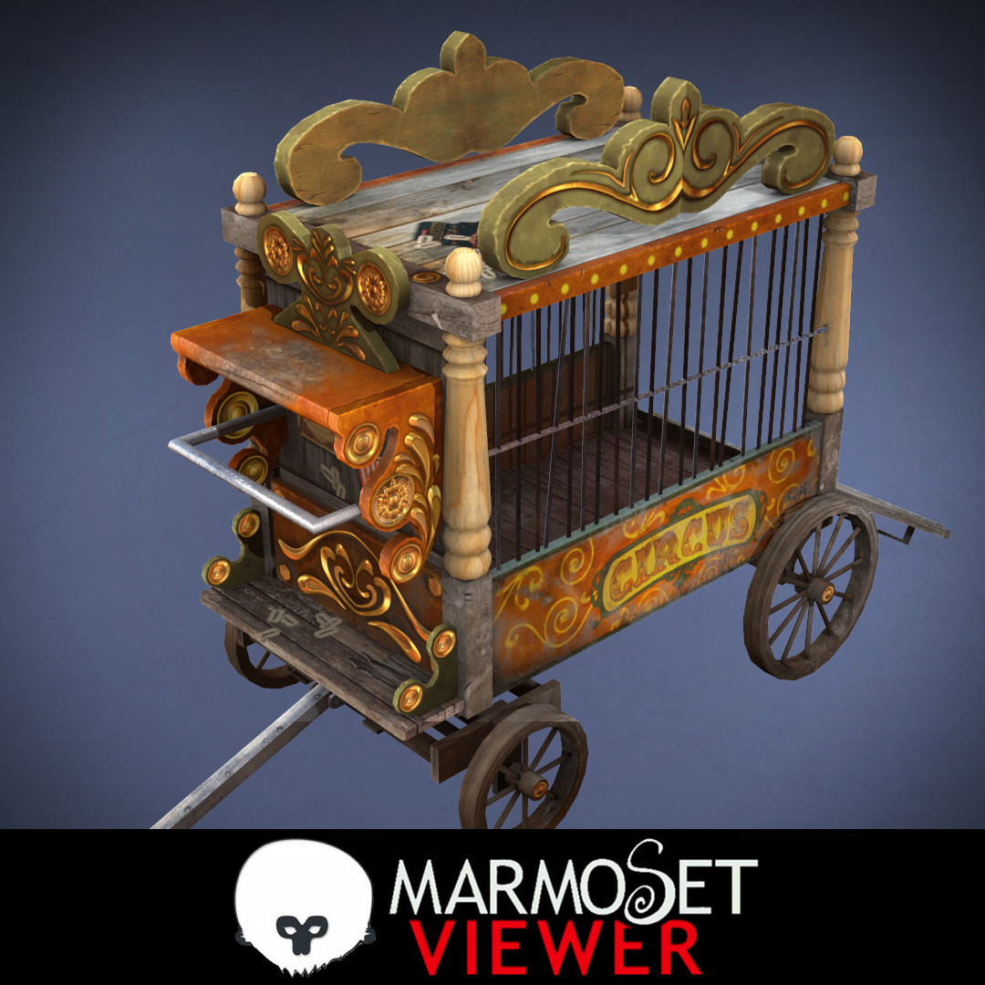 ArtStation - Circus Wagon