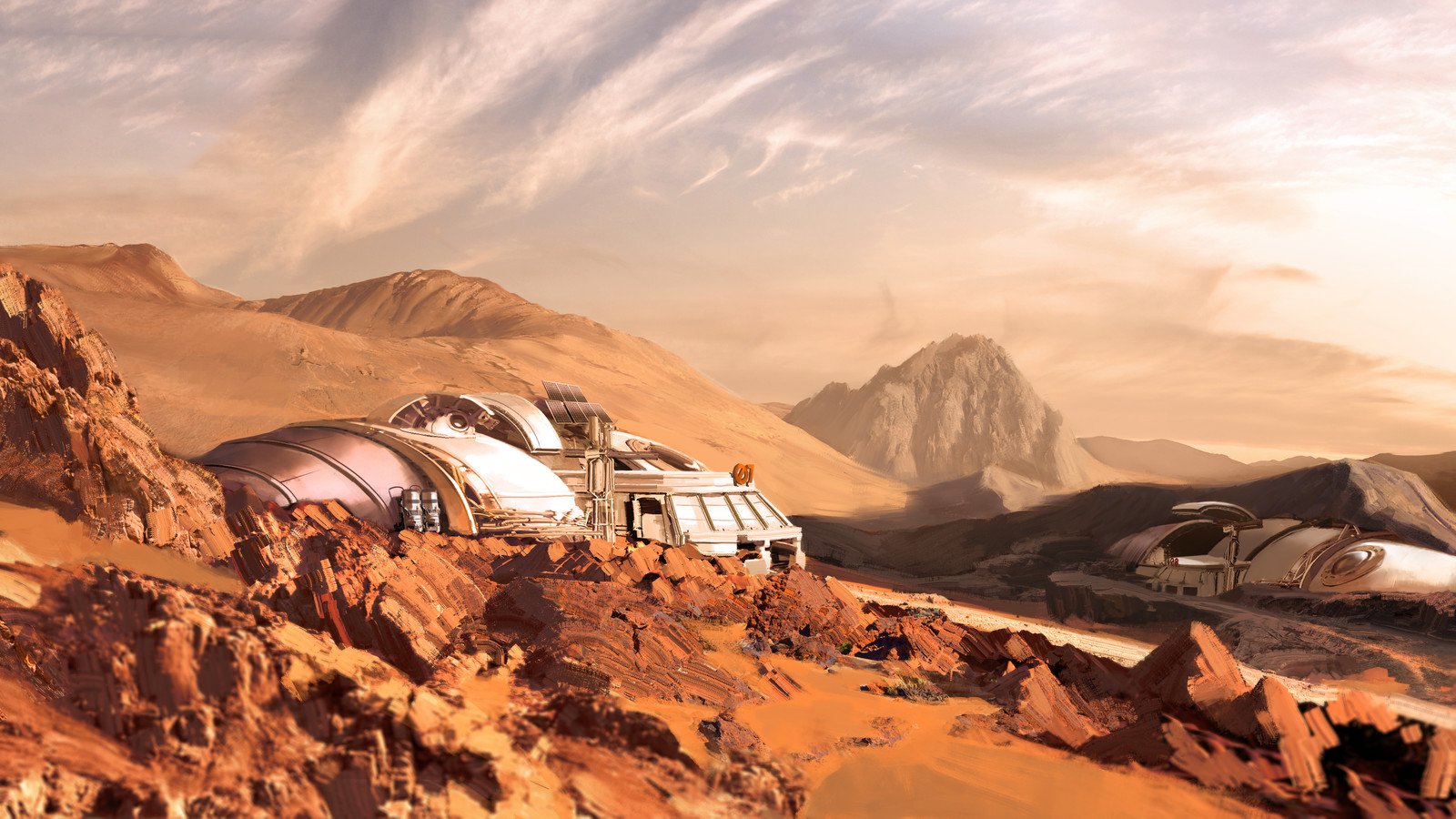 Mars Station Replica domes
