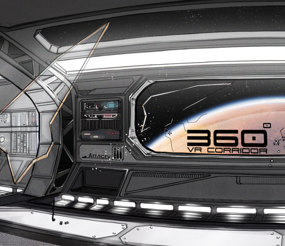 Sci Fi corridor concept