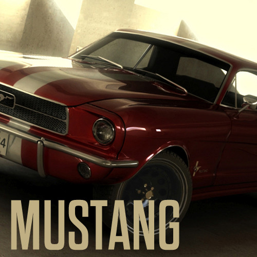 ArtStation - Mustang Coupe 1968