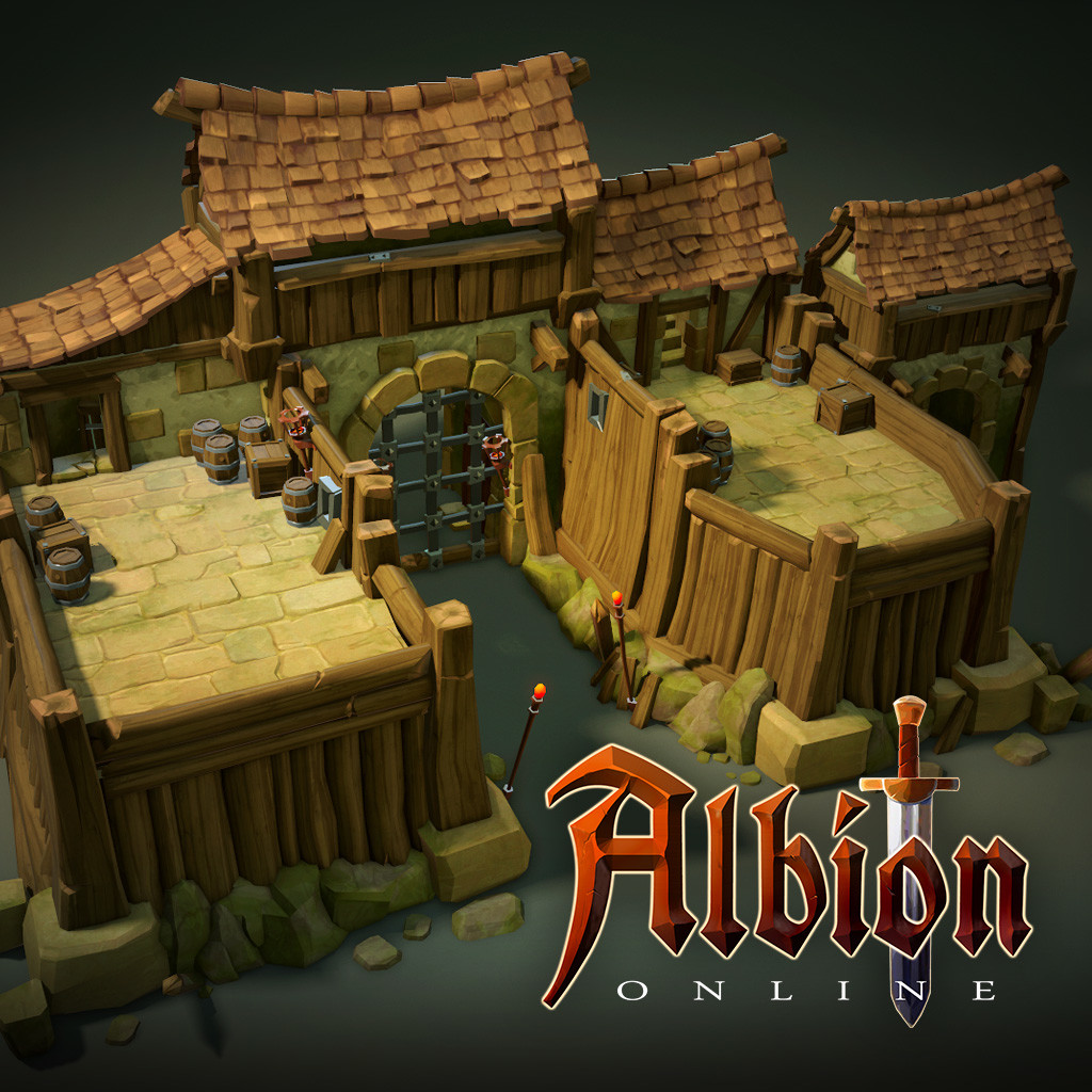 ArtStation - Albion Online : Mountain 3d Building and Props