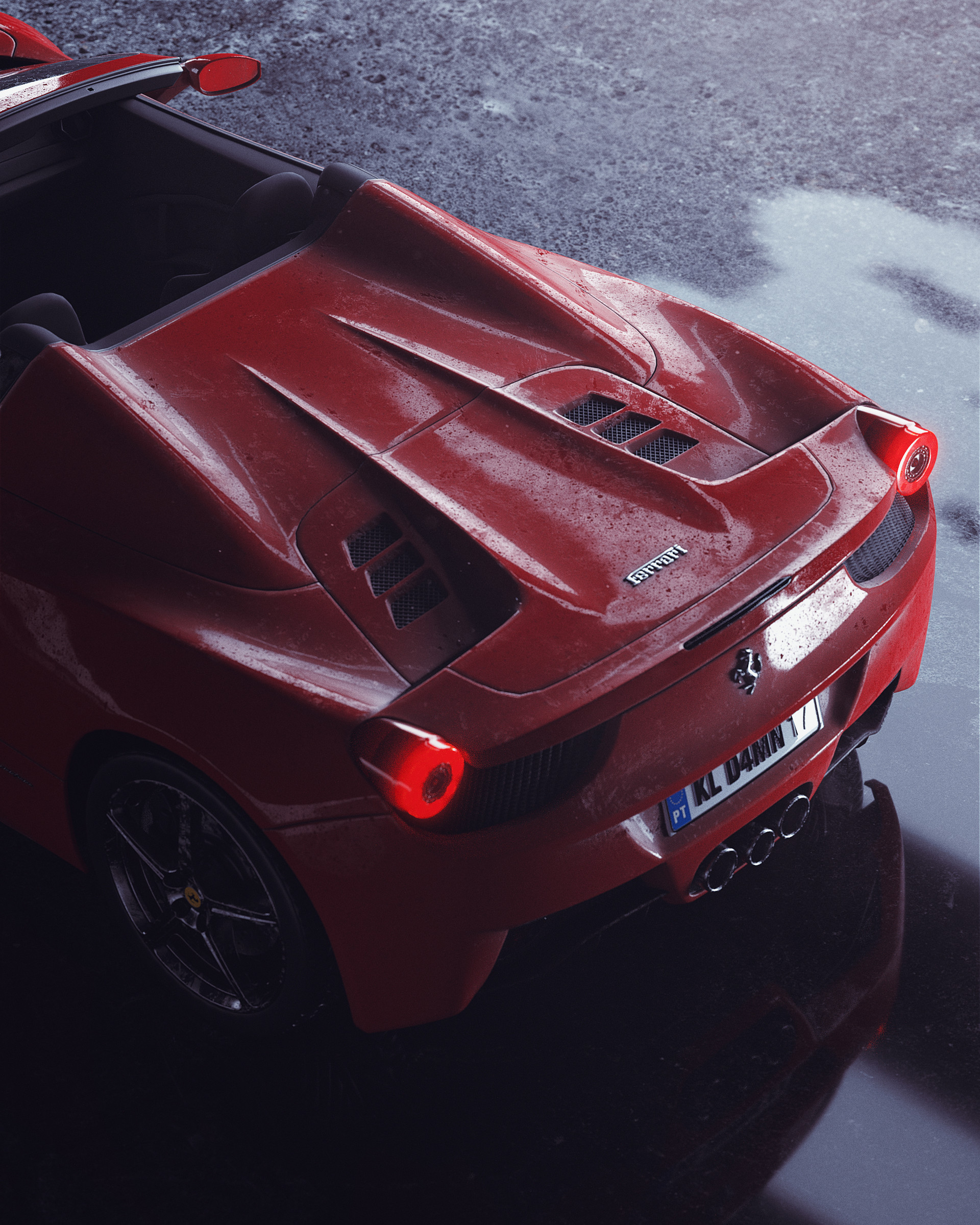 ArtStation - Ferrari 458 Texturing