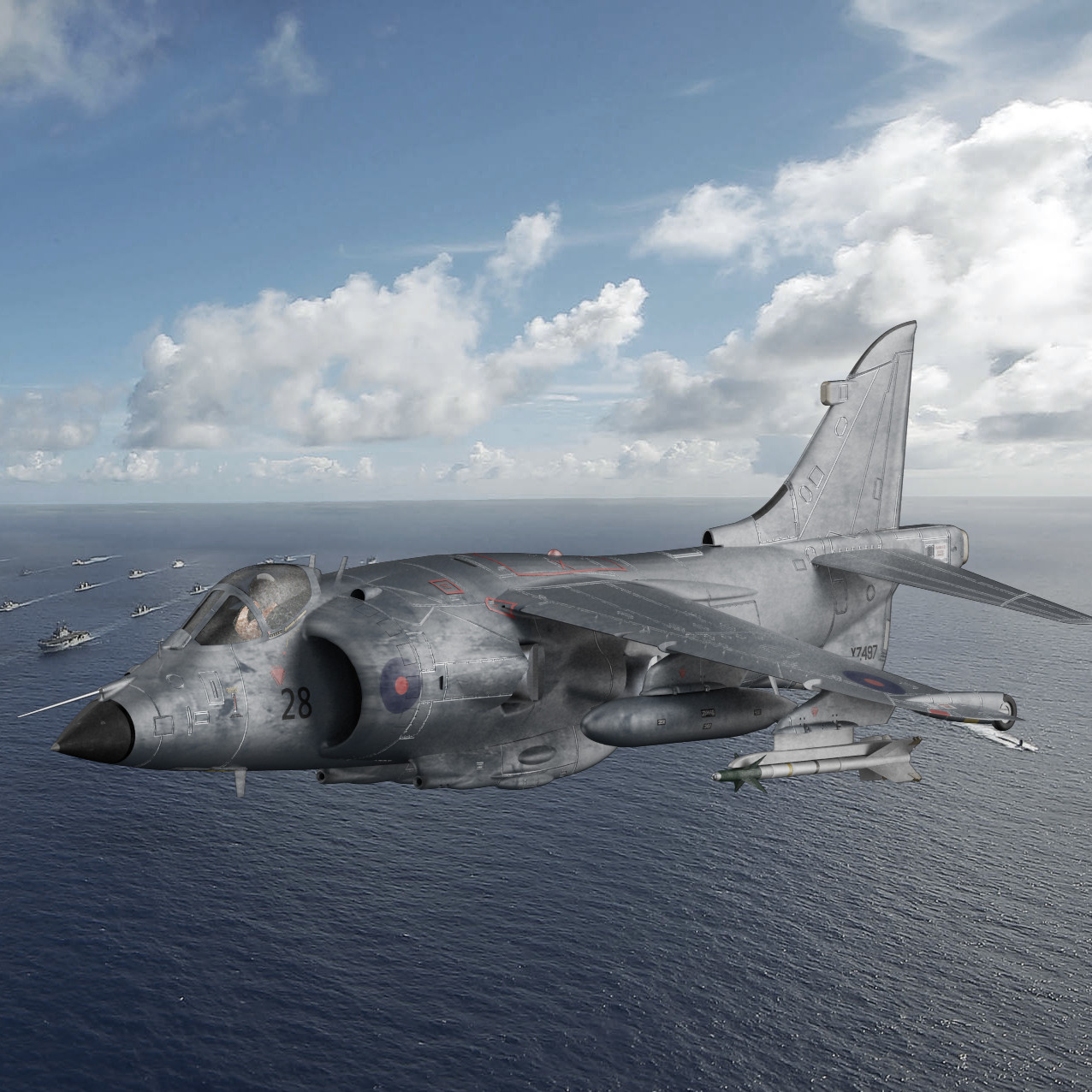 Artstation Sea Harrier Frs1