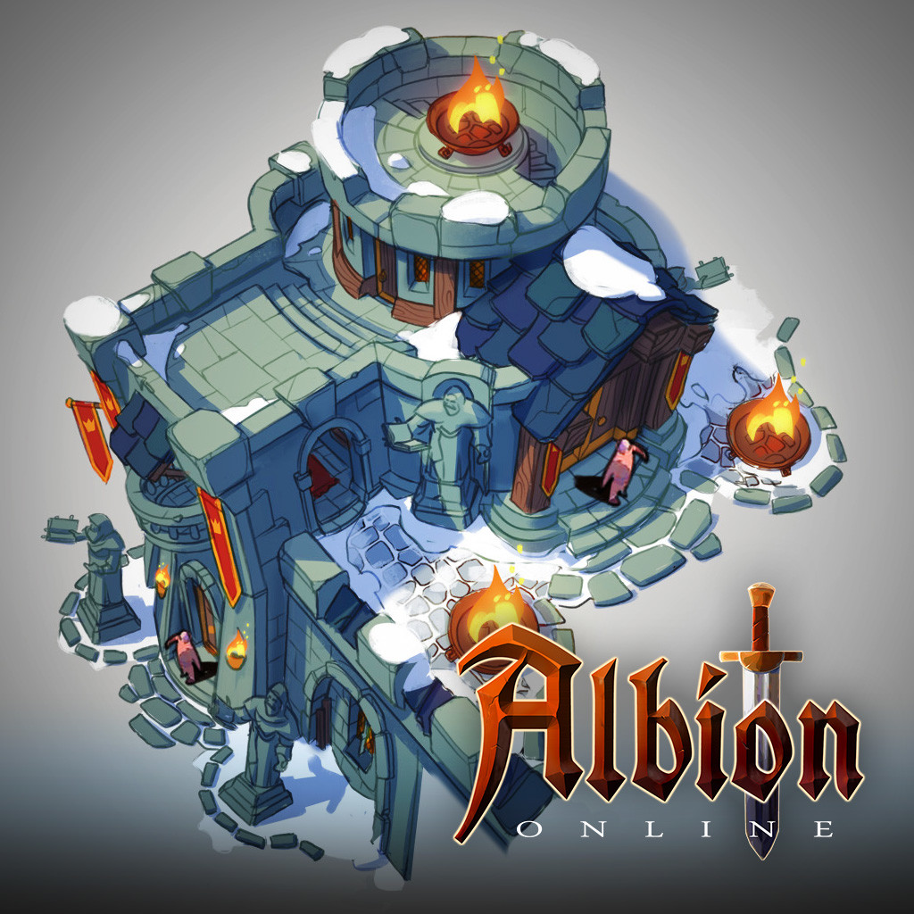 ArtStation - Albion Online : Townhalls 2d Assets