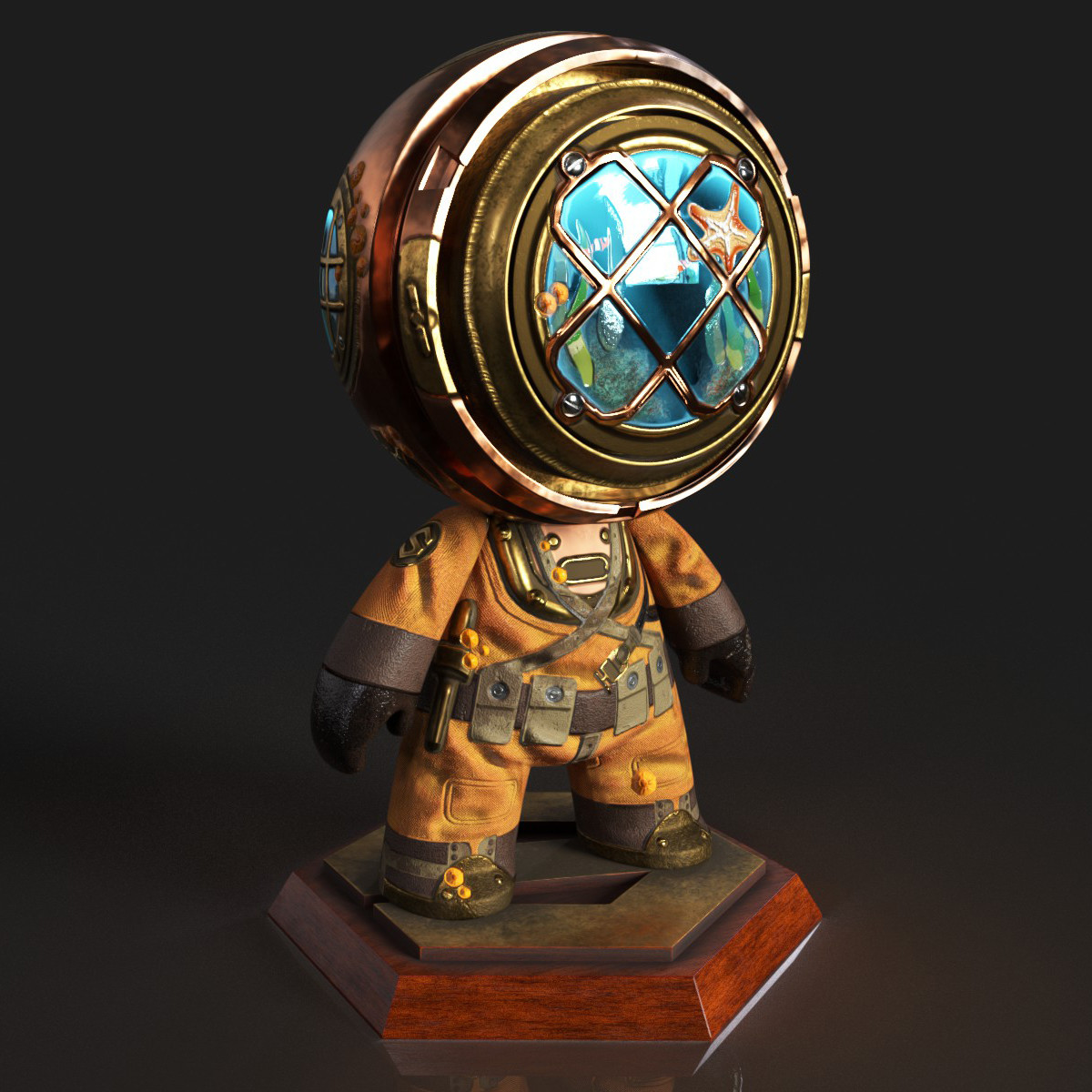 MeetMat Competition Diver and Aquarium