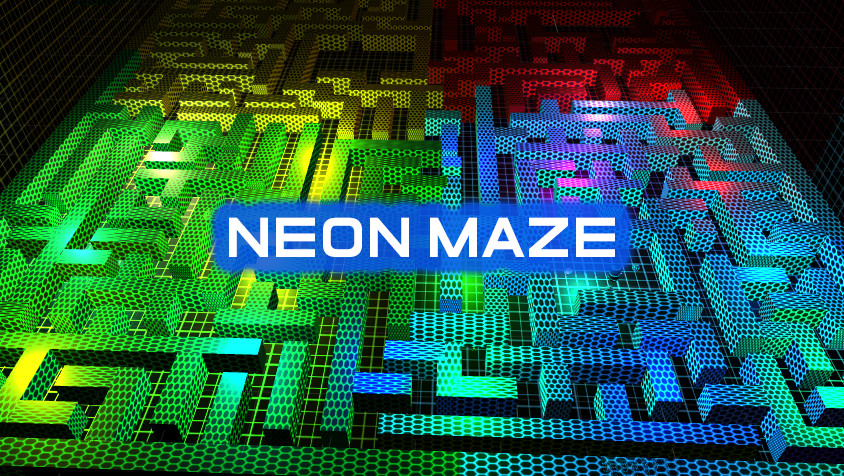 ArtStation - Videogame project : Neon Maze