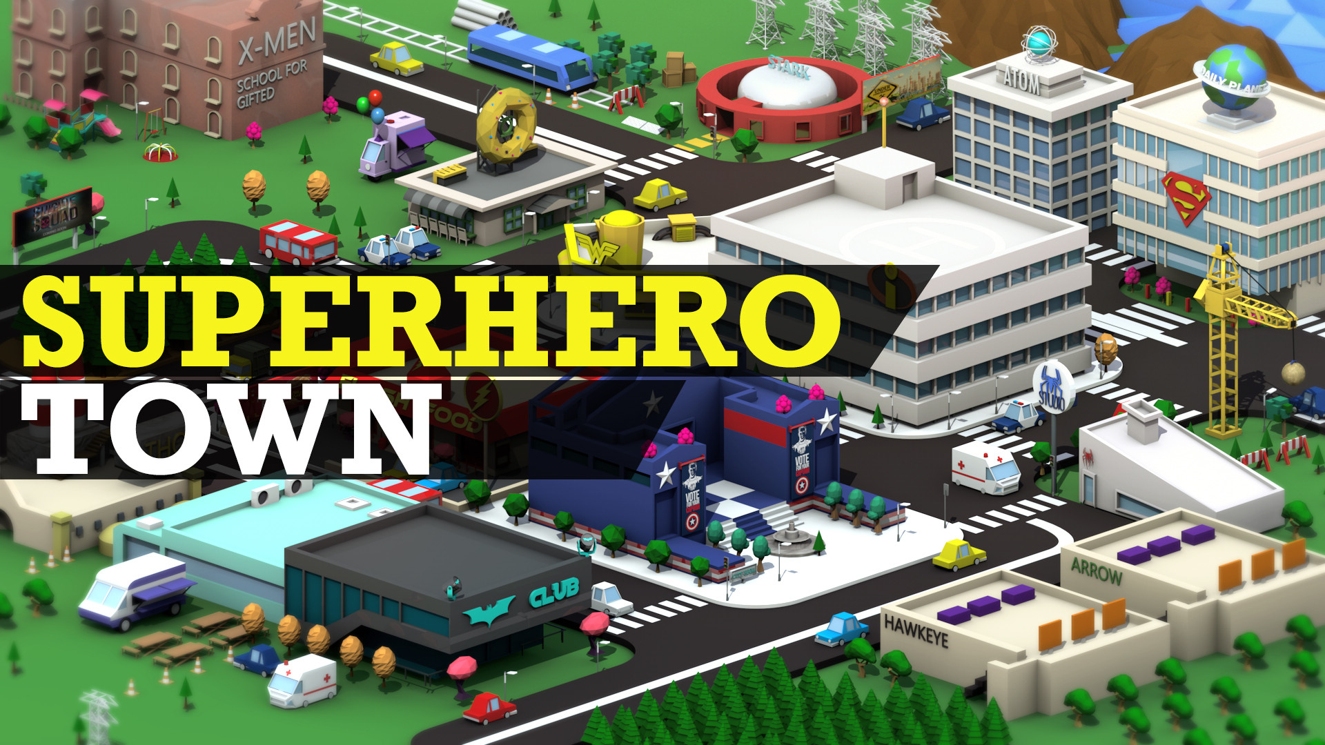 Superhero Town Names