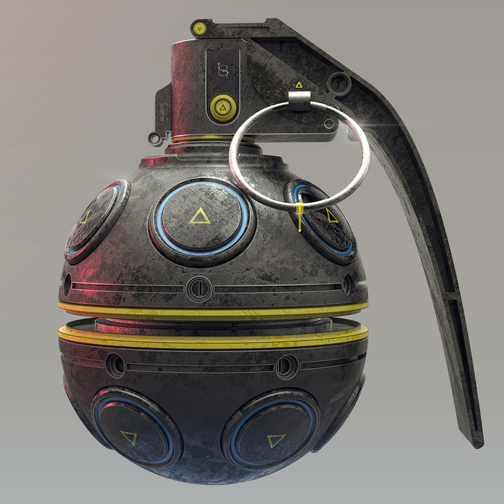 ArtStation - Sci Fi Grenade