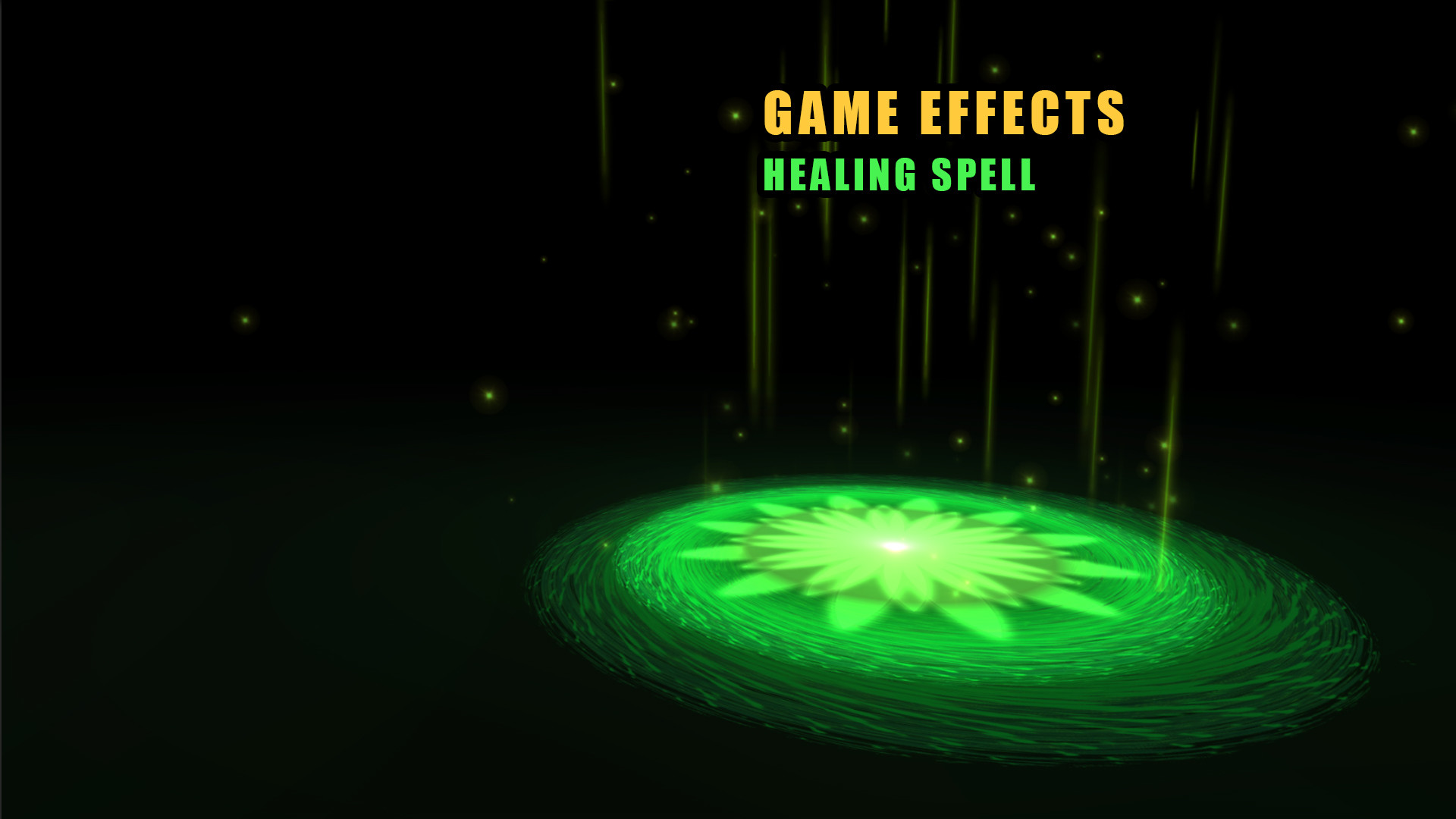 ArtStation Game Effects Healing Spell