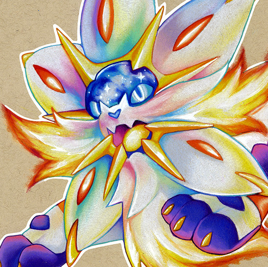 ArtStation - Digital Doodle - Pokemon Solgaleo!