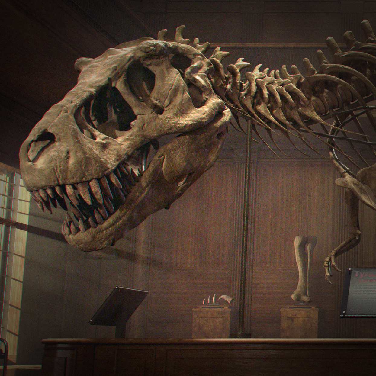 ArtStation - Tyrannosaurus Rex Museum