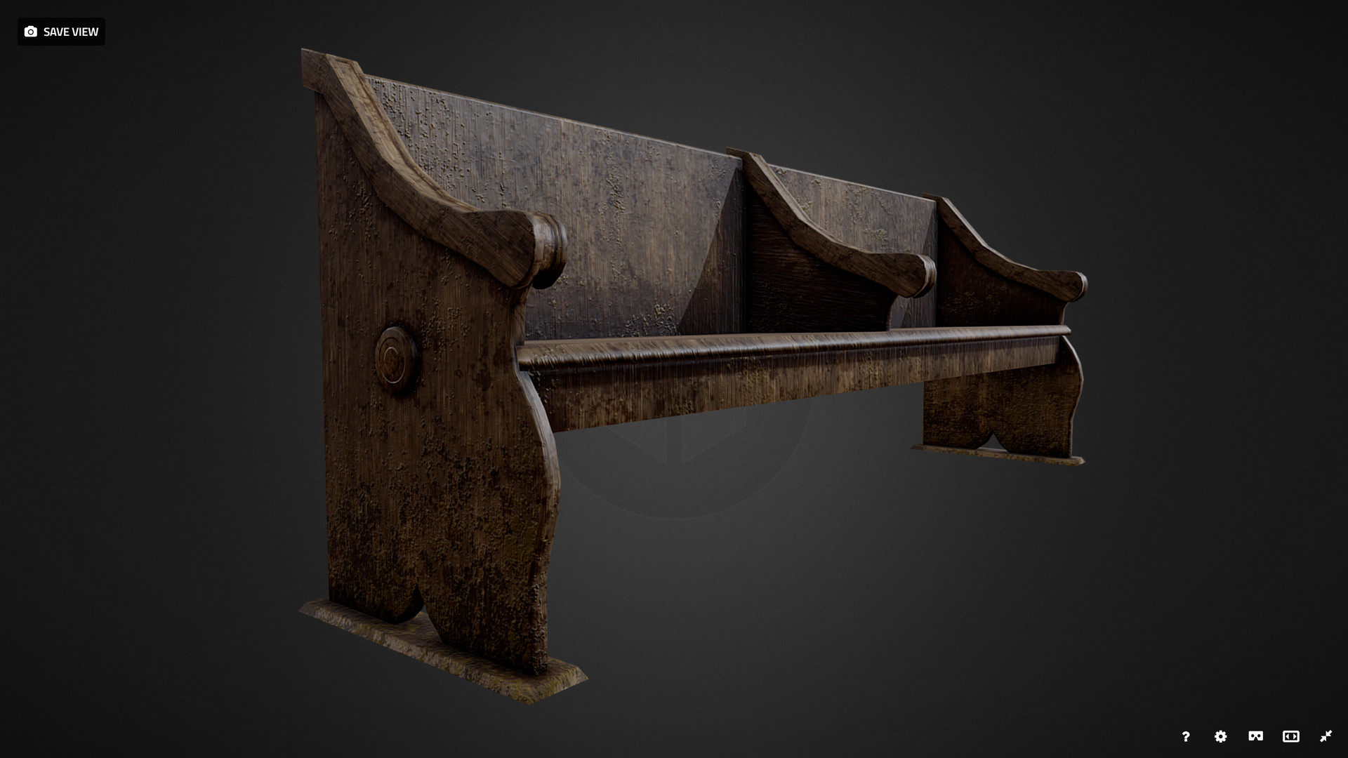 ArtStation - Old Abandoned Rotting Church Pew