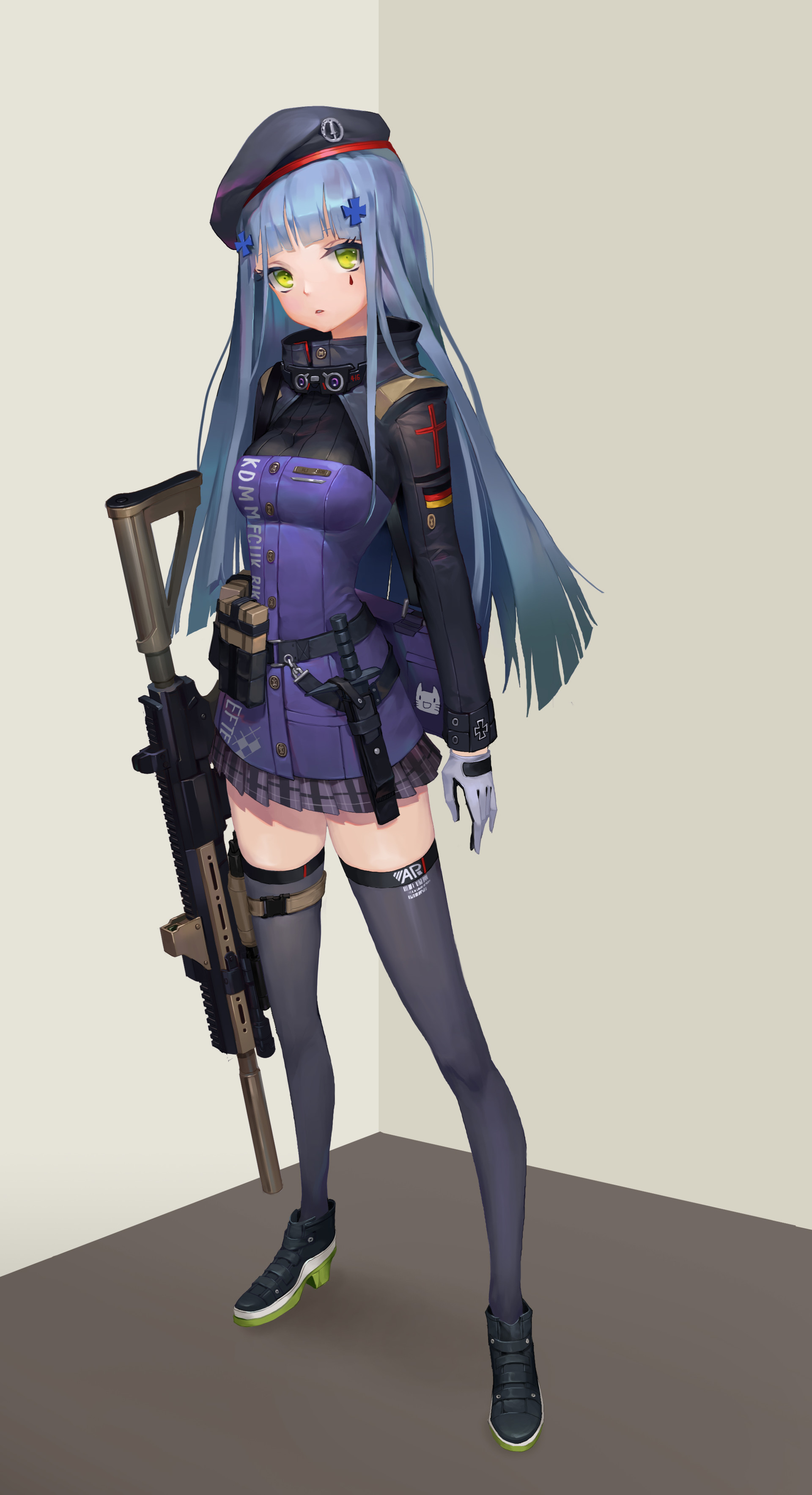 ArtStation - HK416 _ Shoujo zensen