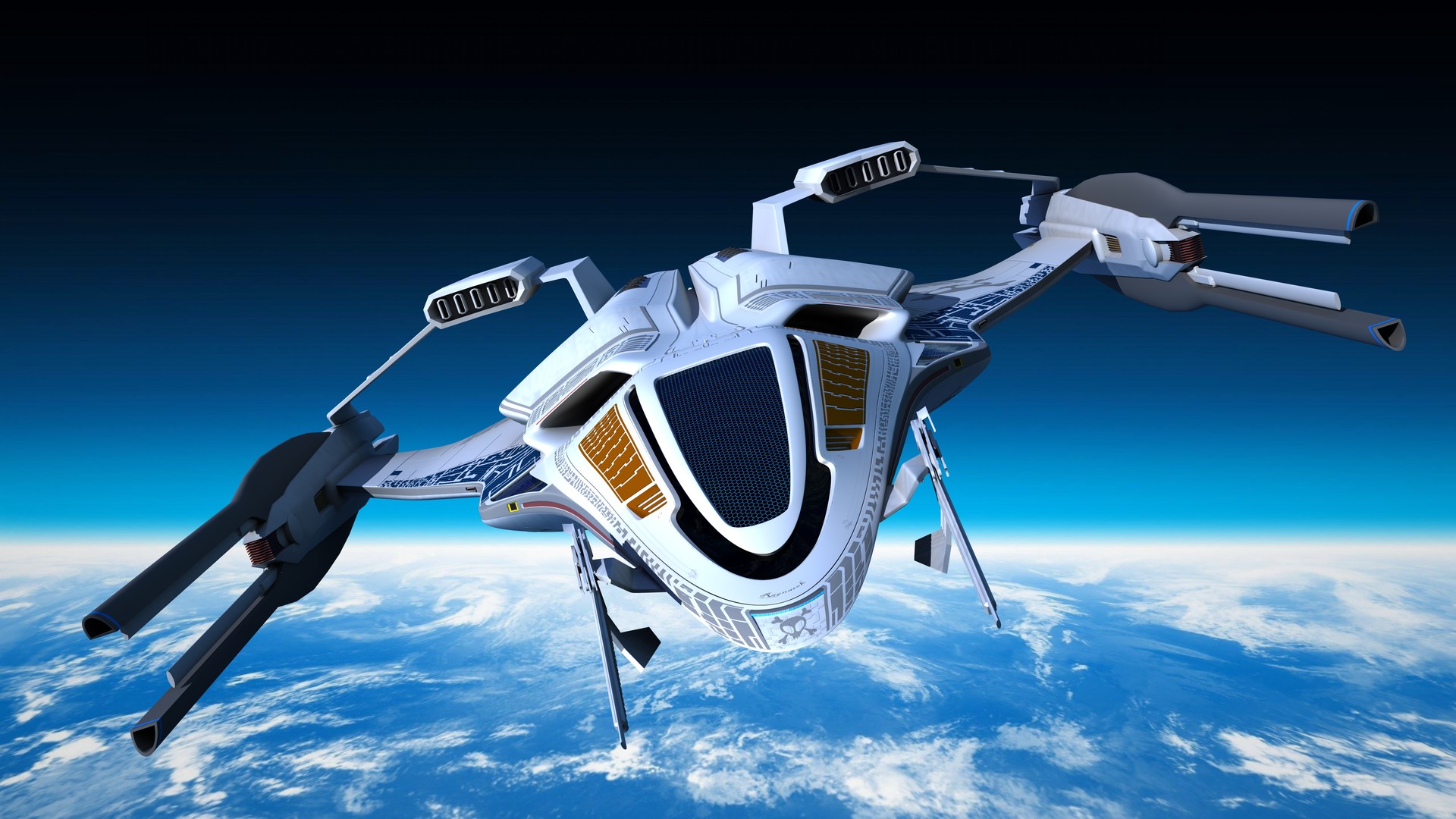 ArtStation - Renegades The Requiem: Ragnarok (The Admiral's fighter)