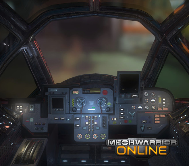 ArtStation - MWO - Madcat MKII Cockpit